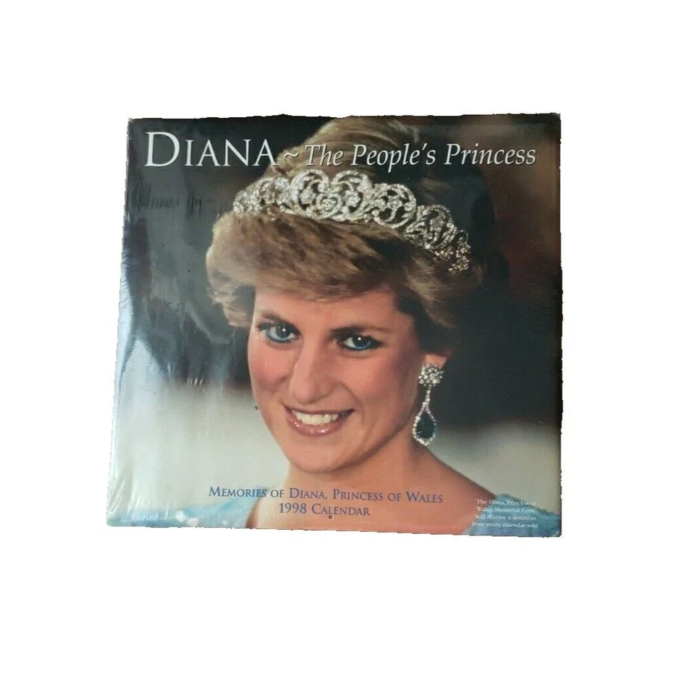 Diana The Peoples Princess 1998 Vintage Calendar NOS Sealed Princess Of Wales